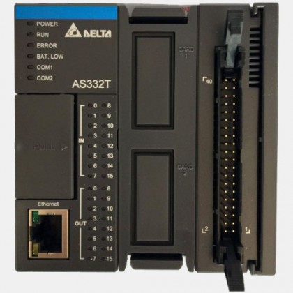 Sterownik PLC AS300 16 wejść / 16 wyjść tranzystorowych NPN AS332T-A Delta Electronics
